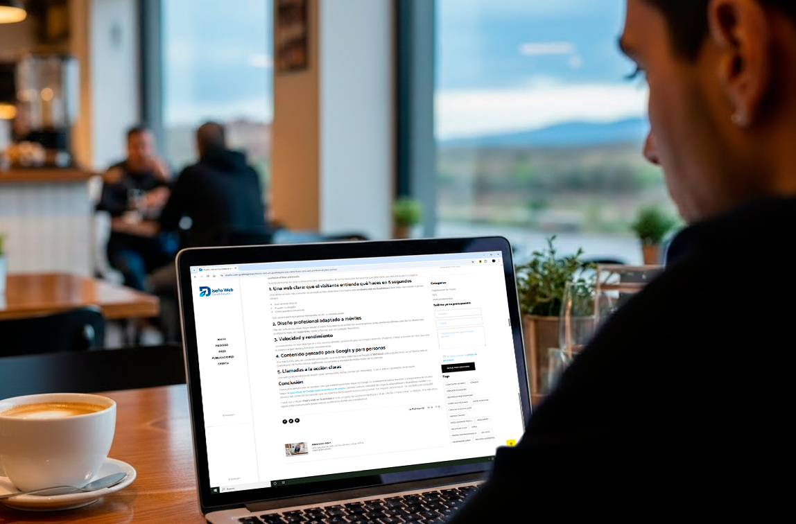 Qué debe tener una web profesional para pymes en Guadalajara