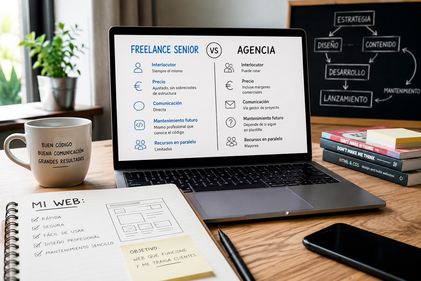 freelance senior desarrollo web